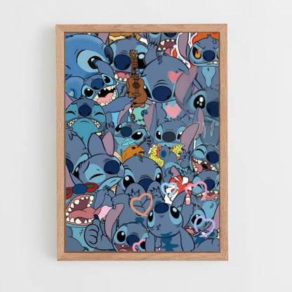 Stitch Collage Poster