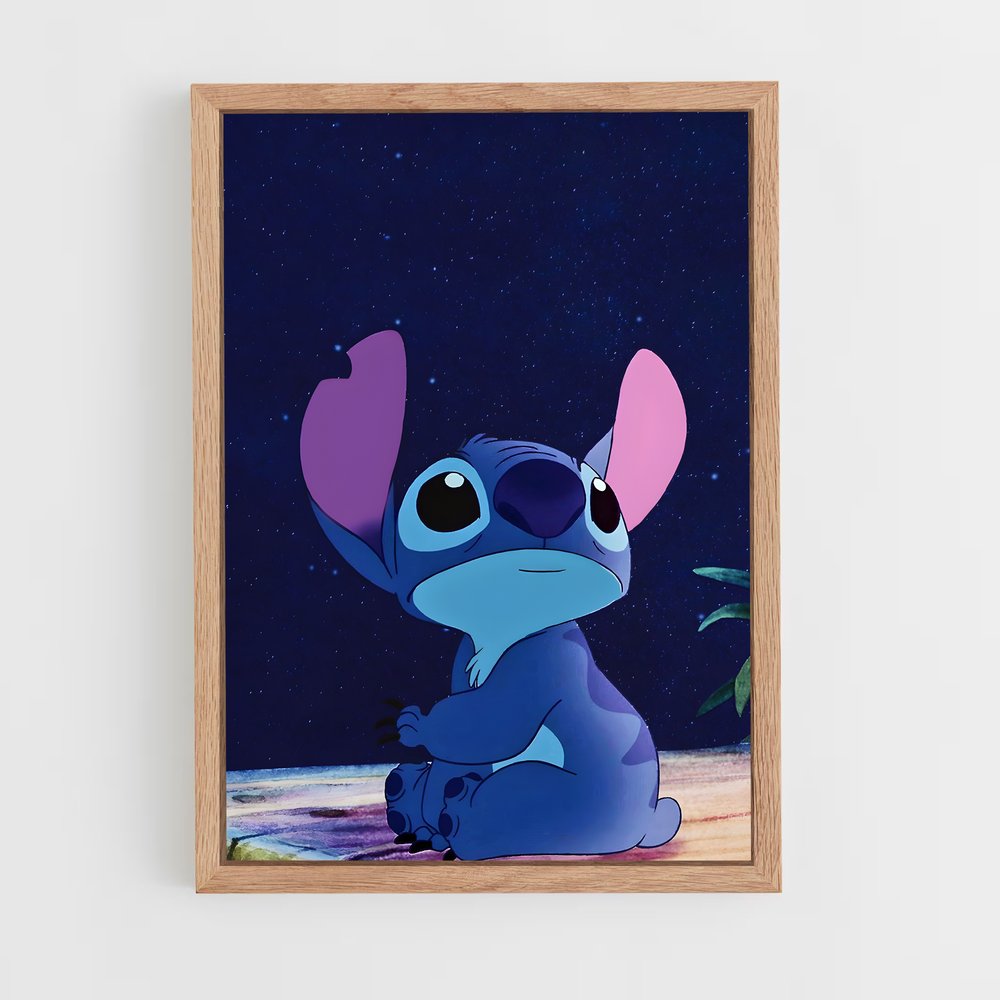 stitch-5 cadre Bois clair