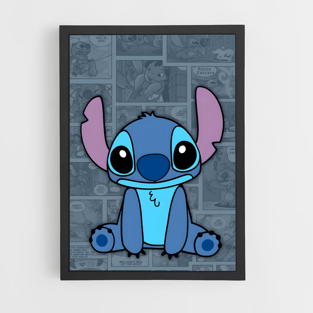 stitch-9 cadre Noir