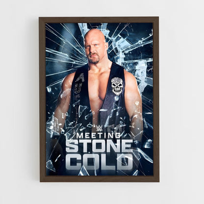 stone-cold-15 cadre Bois foncé