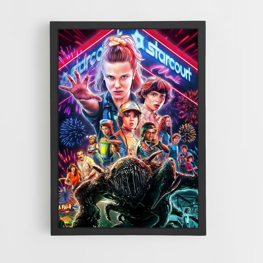 stranger-things-1 cadre Noir