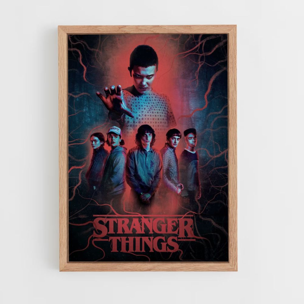 Stranger Things Red Poster