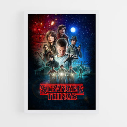 stranger-things-3 cadre Blanc