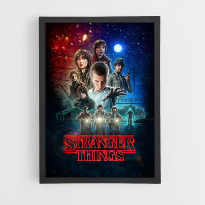stranger-things-3 cadre Noir