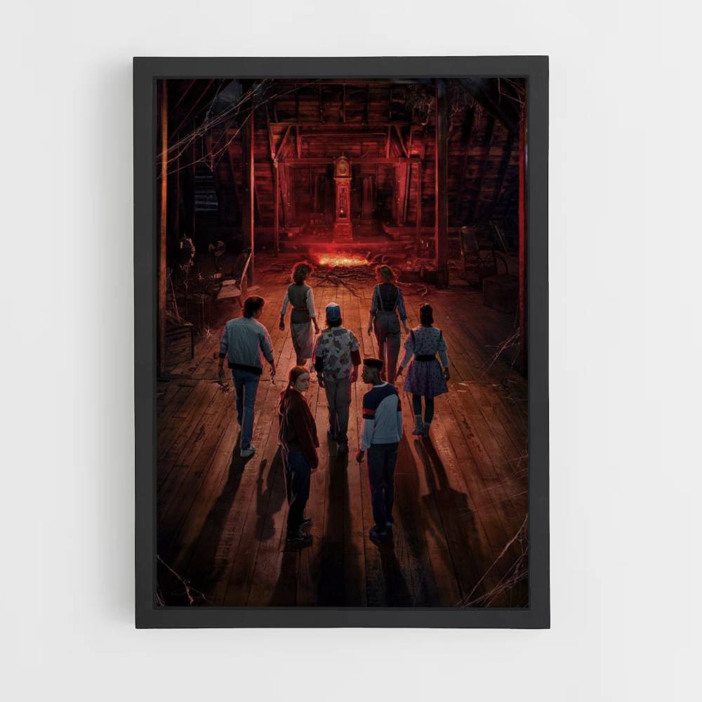 Stranger Things Red Poster