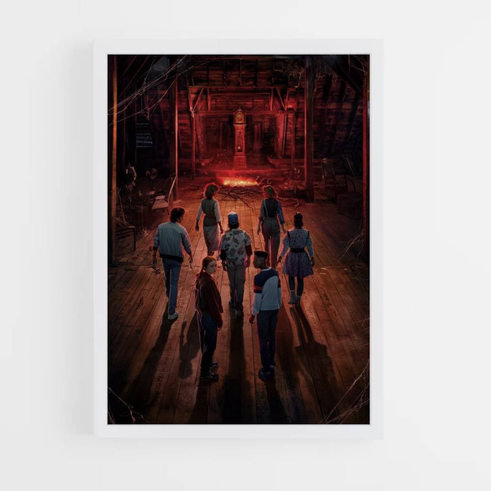 Stranger Things Red Poster