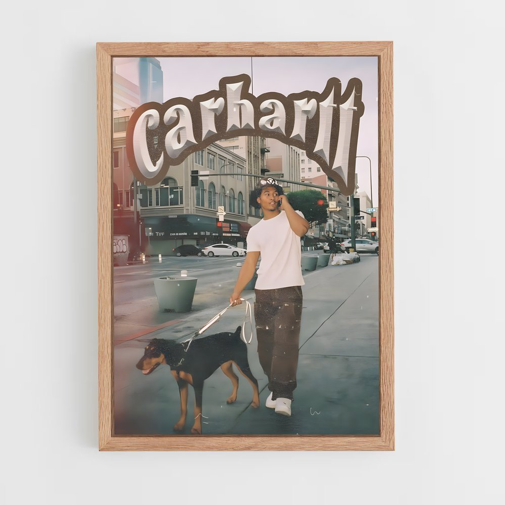 streetwear-3 cadre Bois clair