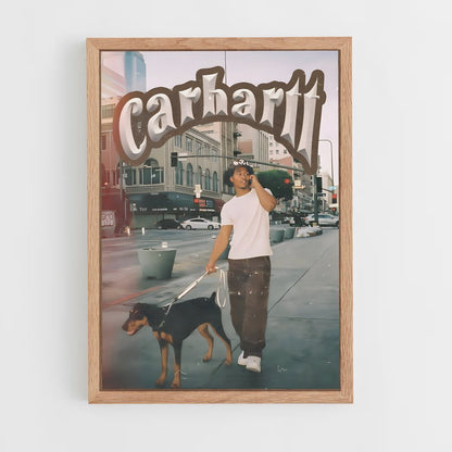 streetwear-3 cadre Bois clair
