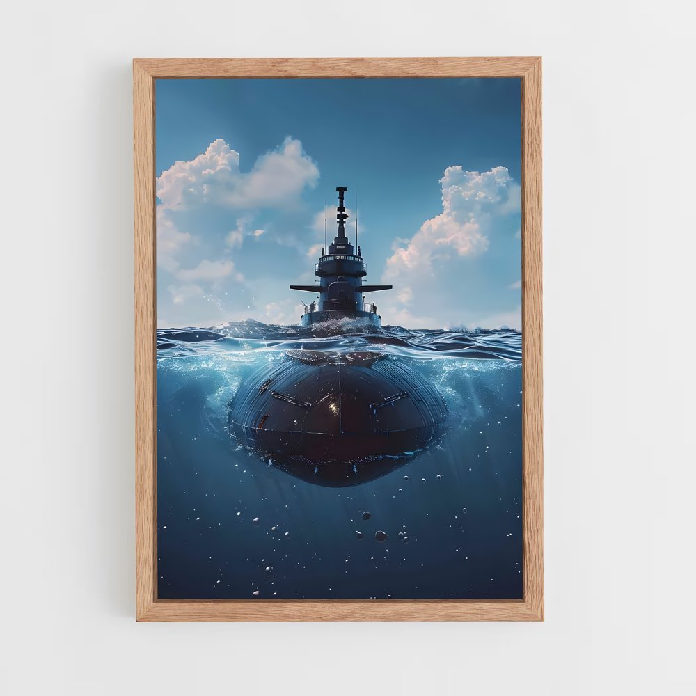 submarine-1 cadre Bois clair