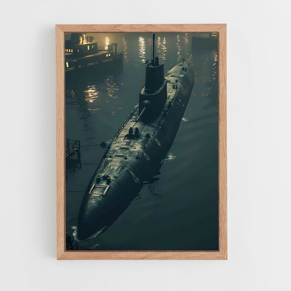 submarine-10 cadre Bois clair