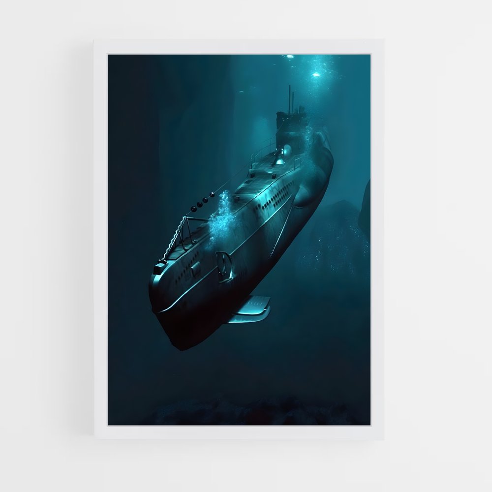 submarine-11 cadre Blanc