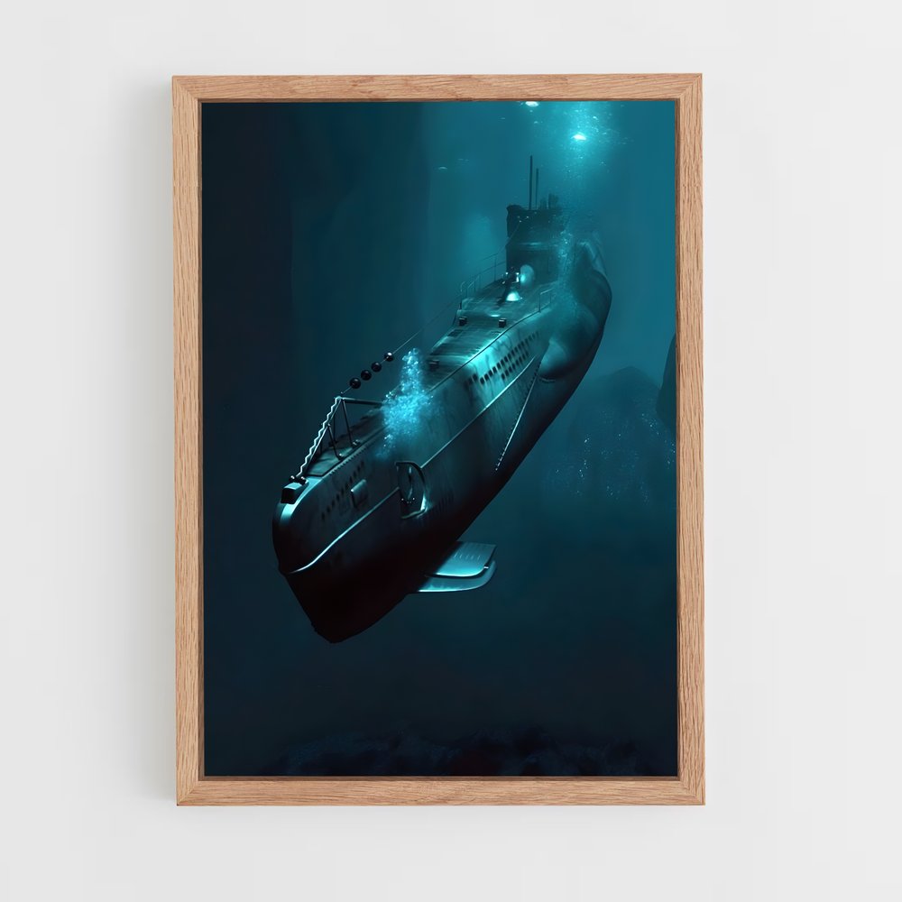 submarine-11 cadre Bois clair