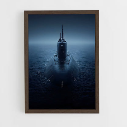 submarine-2 cadre Bois foncé