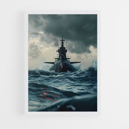 submarine-4 cadre Blanc