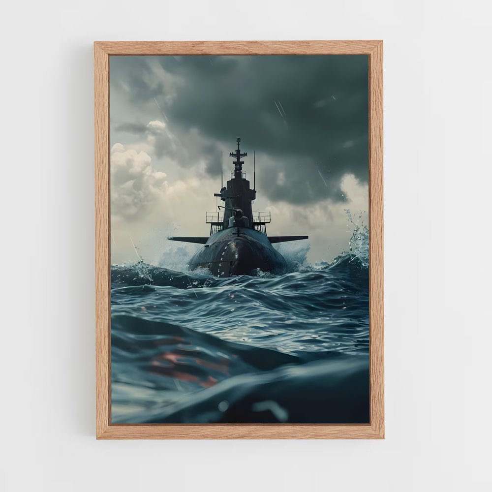 submarine-4 cadre Bois clair