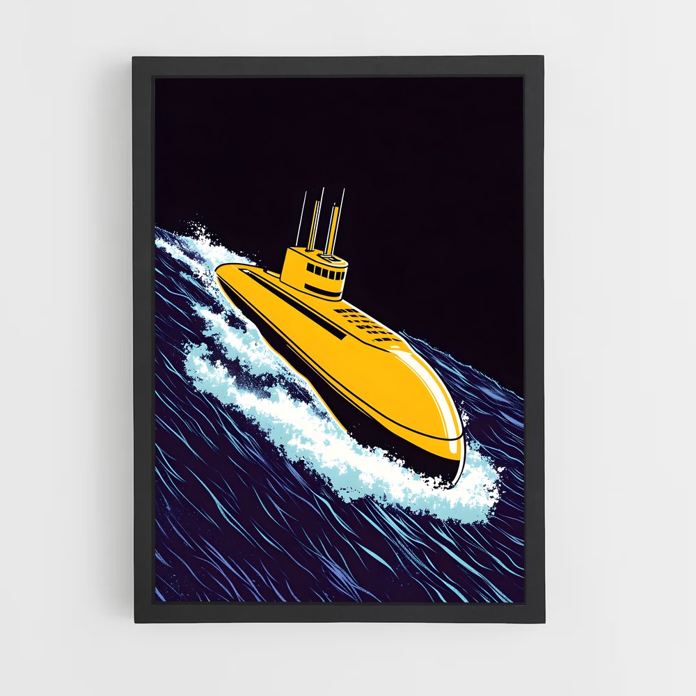 submarine-5 cadre Noir