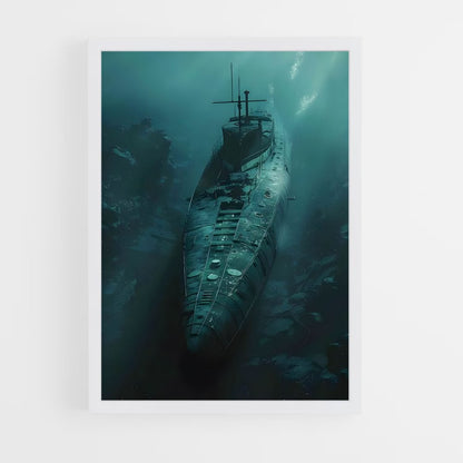 submarine-6 cadre Blanc