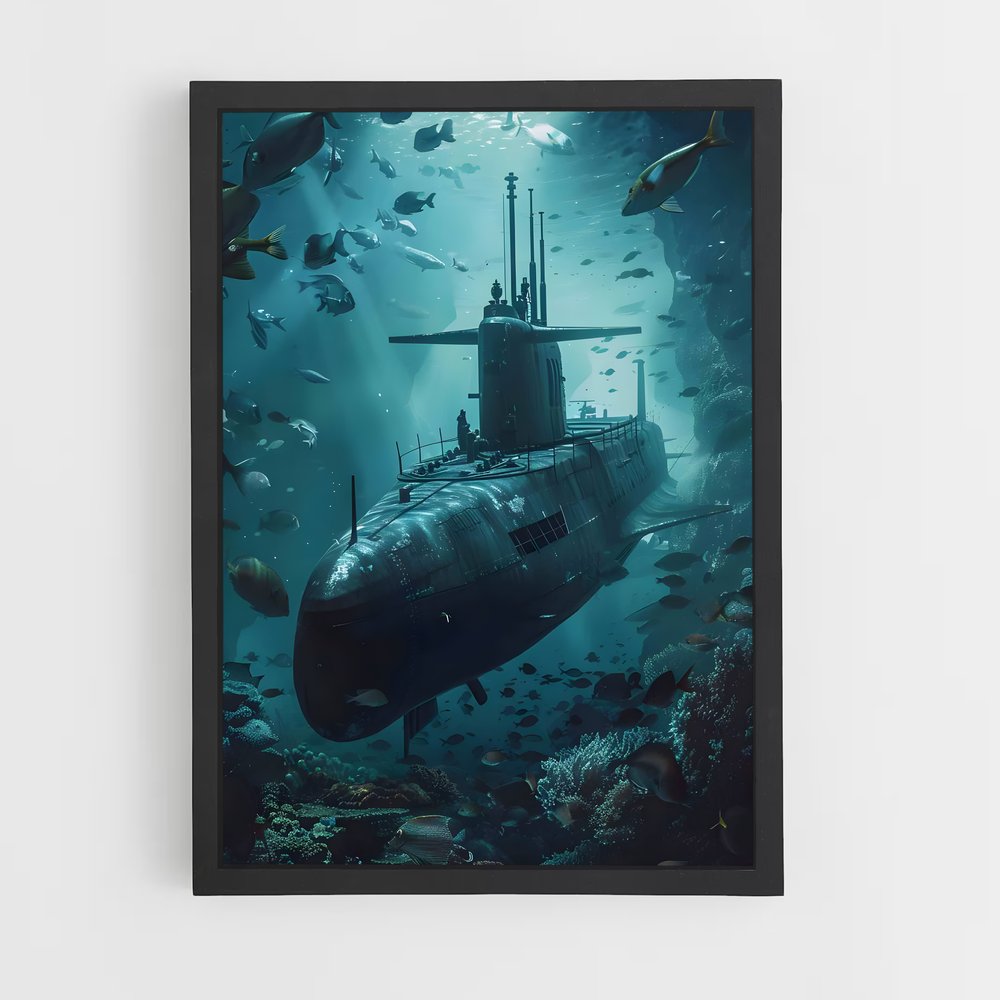 submarine-9 cadre Noir