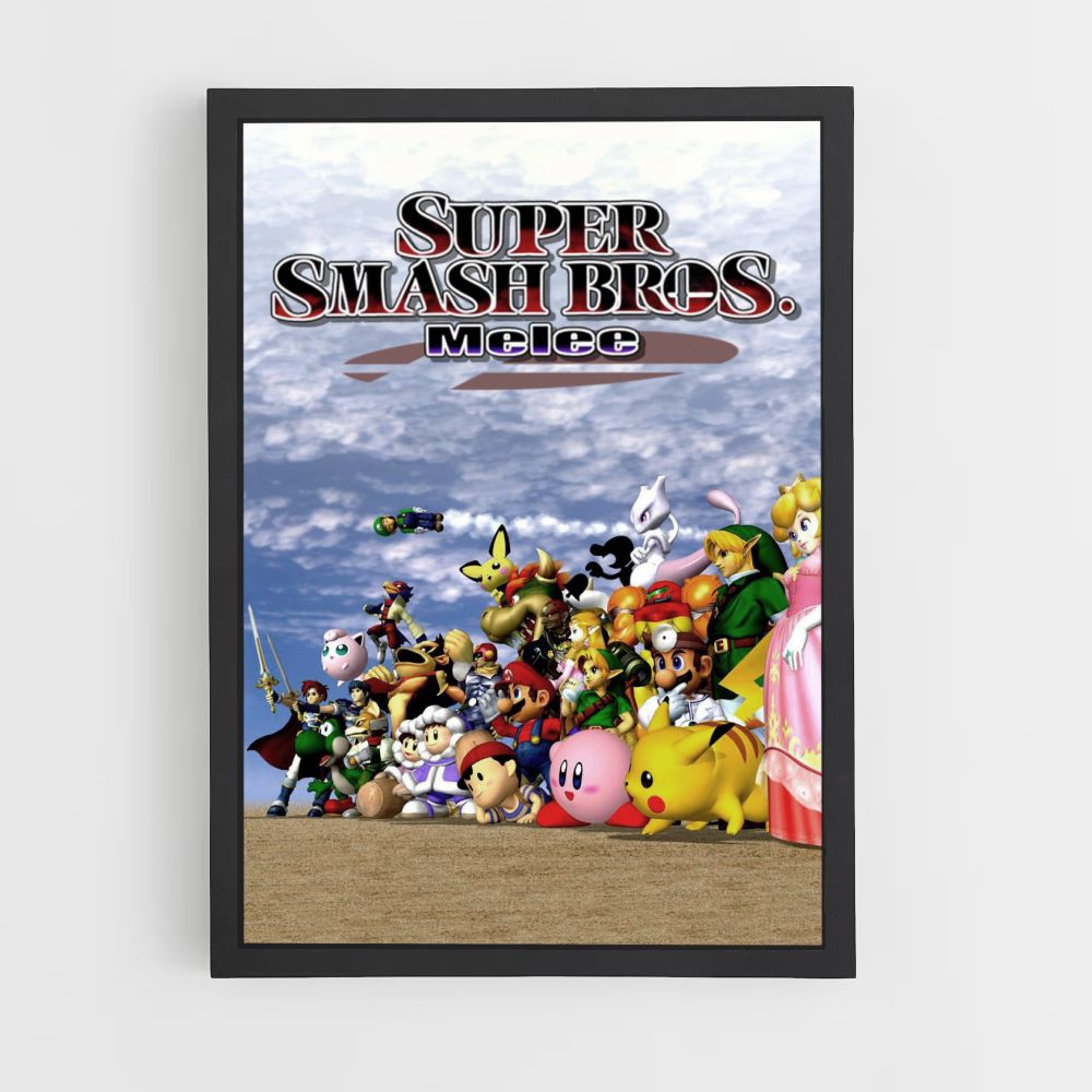 Super Smash Bros Melee Poster