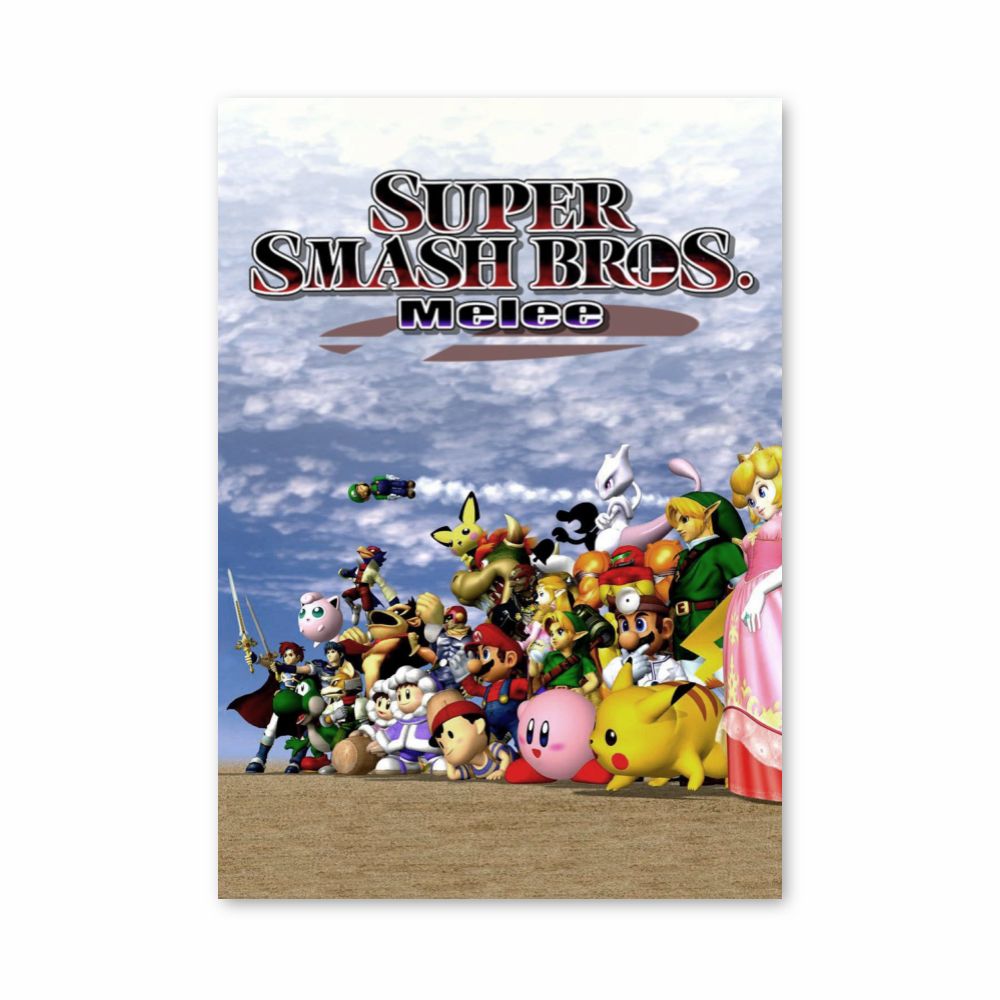 Super Smash Bros Melee Poster