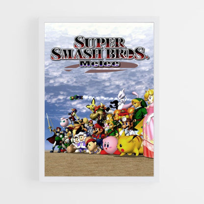 Super Smash Bros Melee Poster