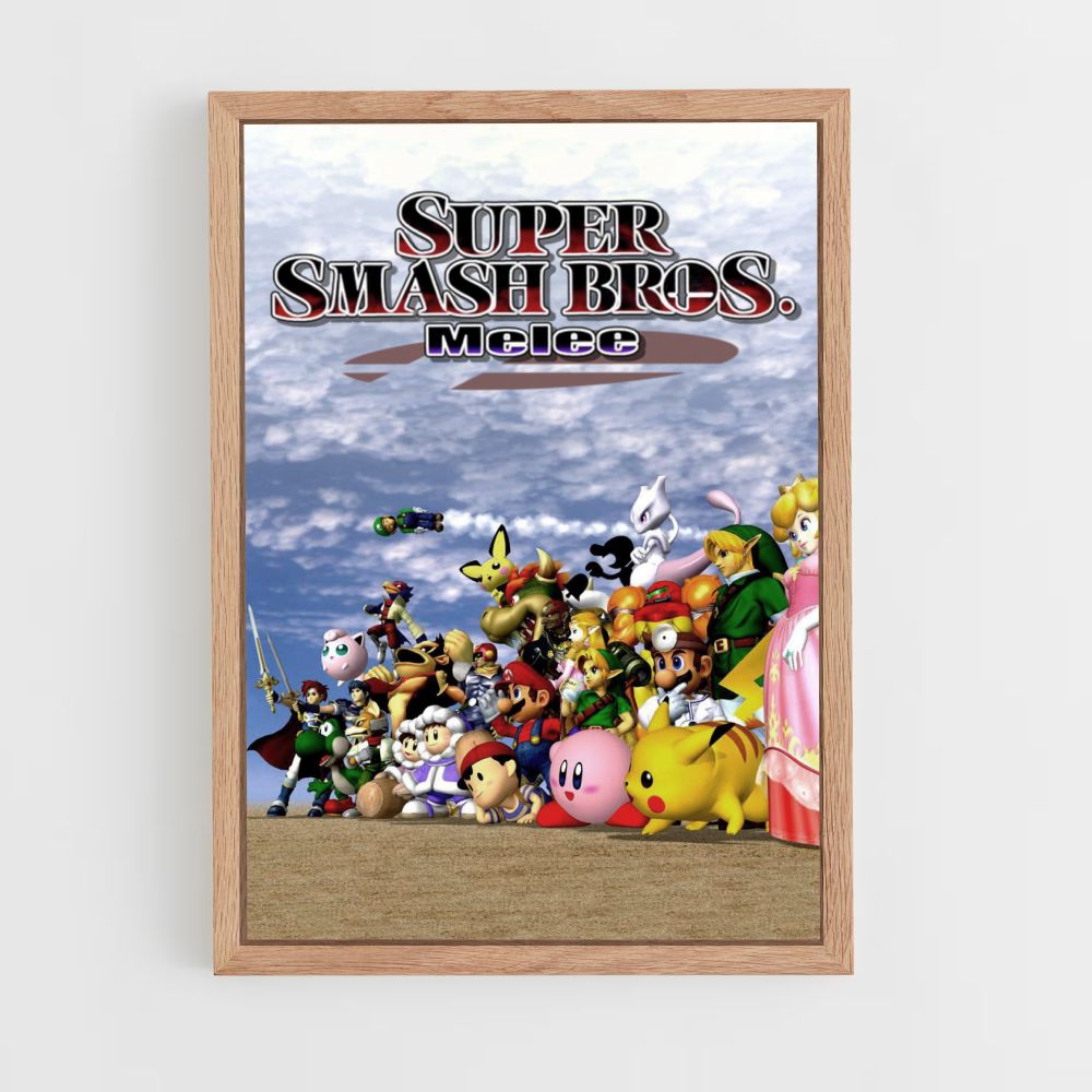 Super Smash Bros Melee Poster