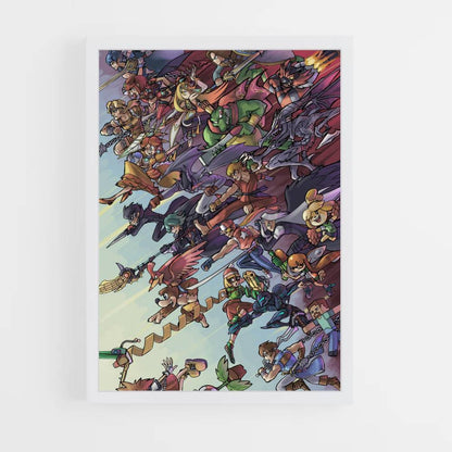 Poster Super Smash Bros Characters