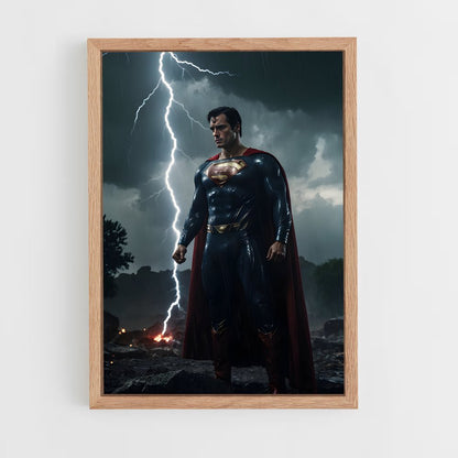 superman-14 cadre Bois clair