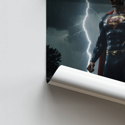 Superman Lightning Poster