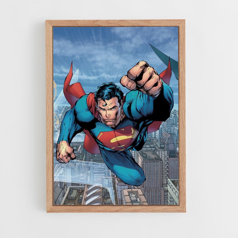 Poster Superman flies