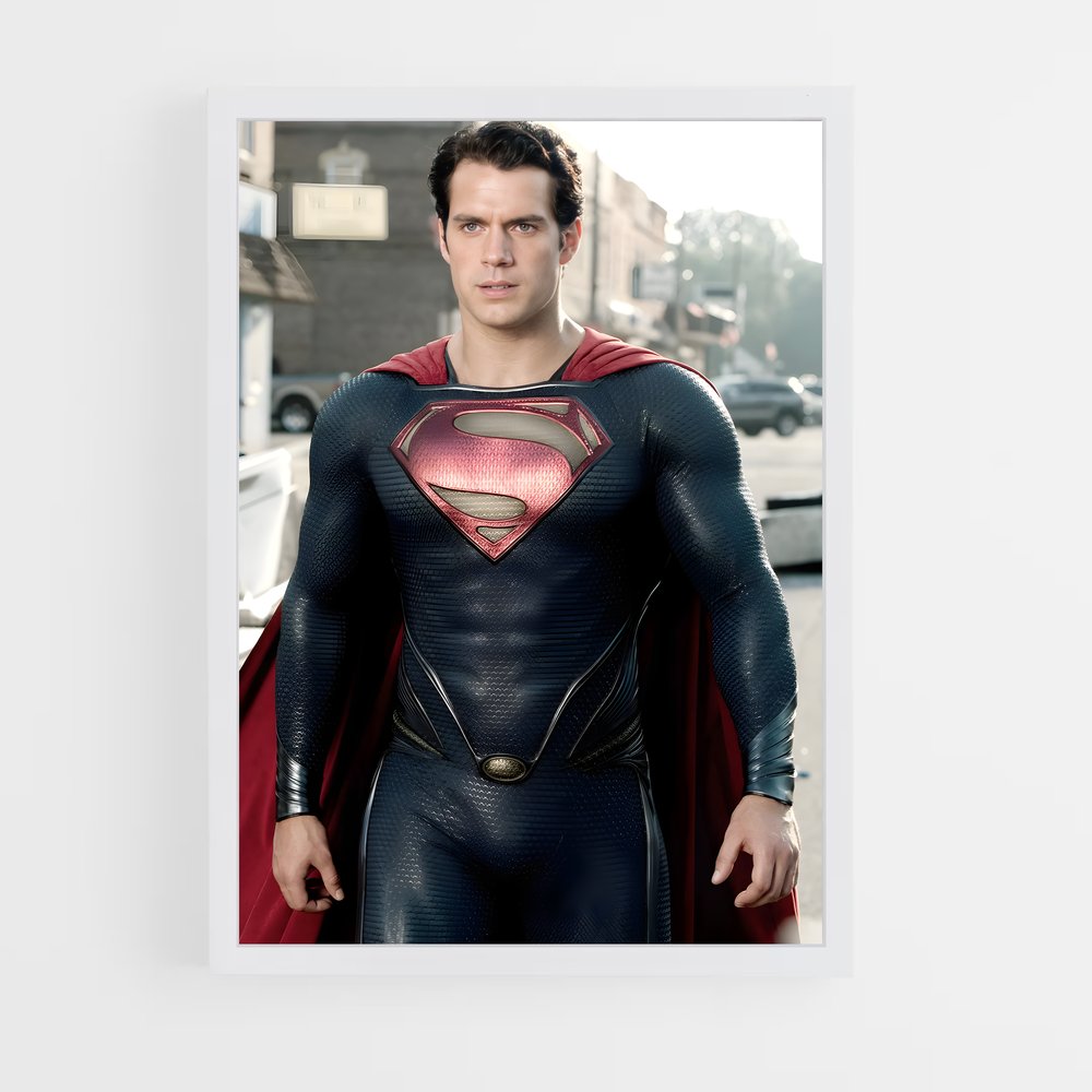 superman-8 cadre Blanc
