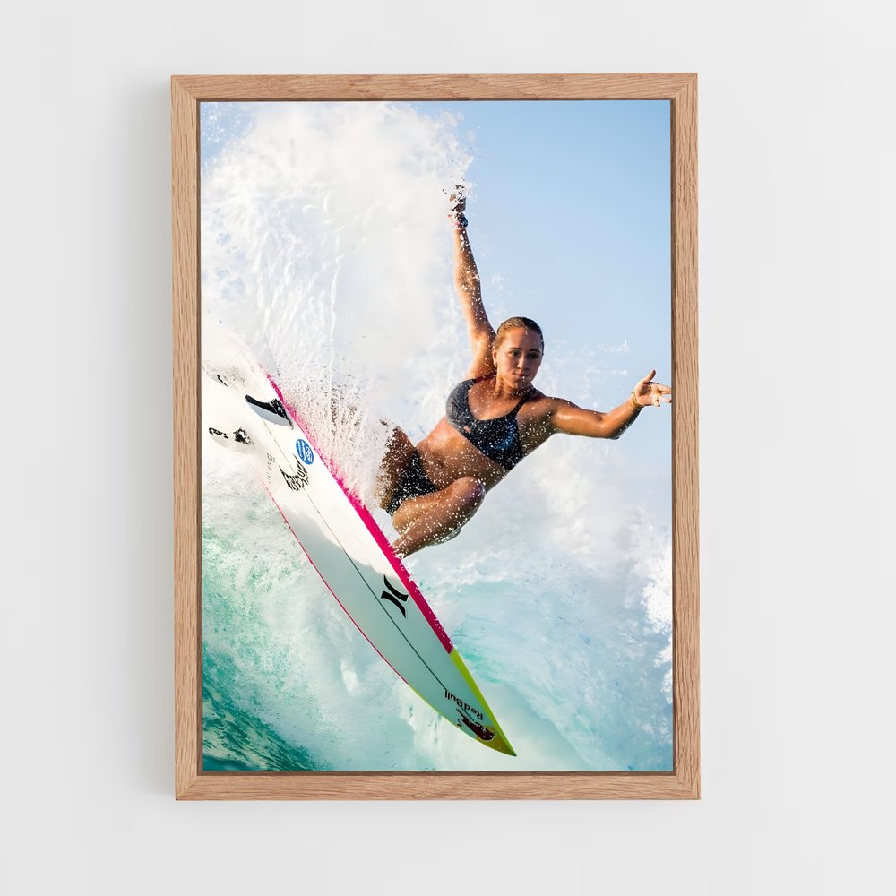 surf-15 cadre Bois clair