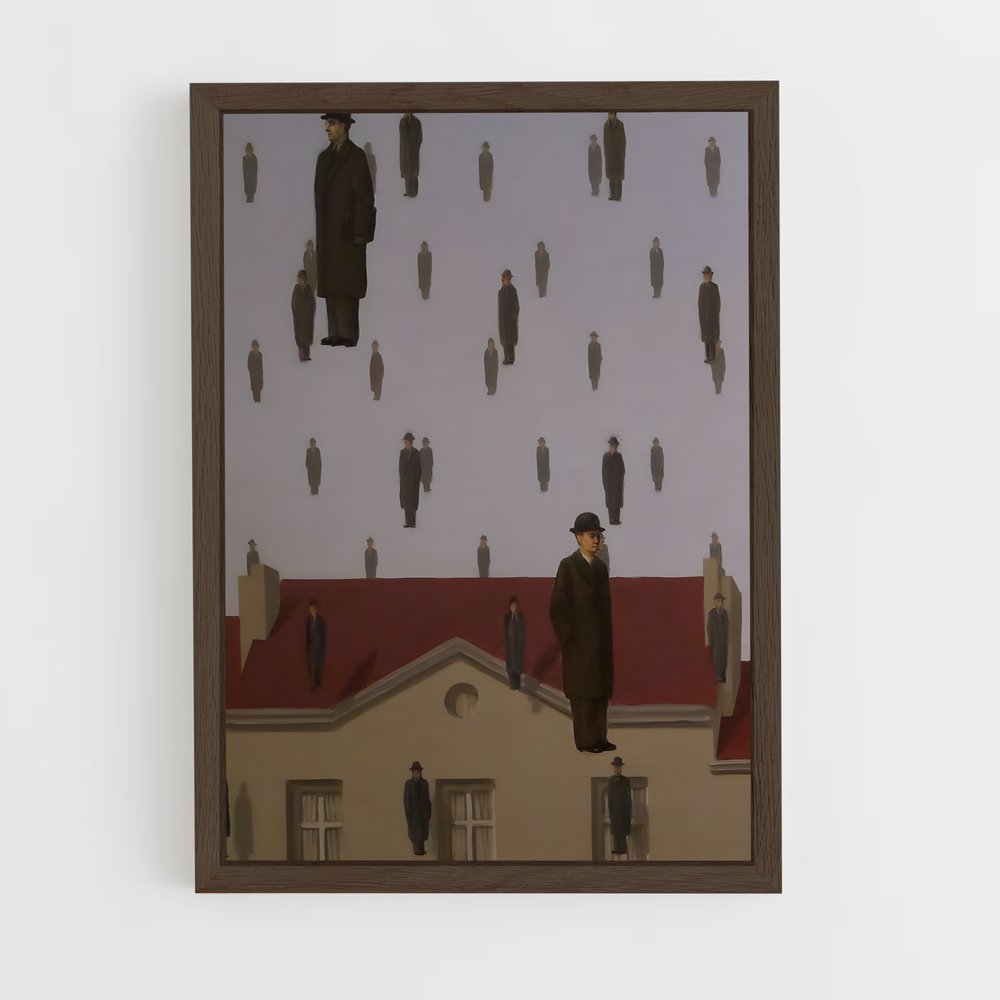 surrealism-15 cadre Bois foncé