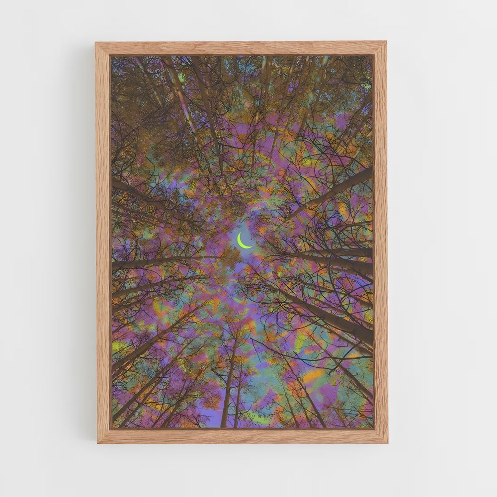 surrealism-18 cadre Bois clair