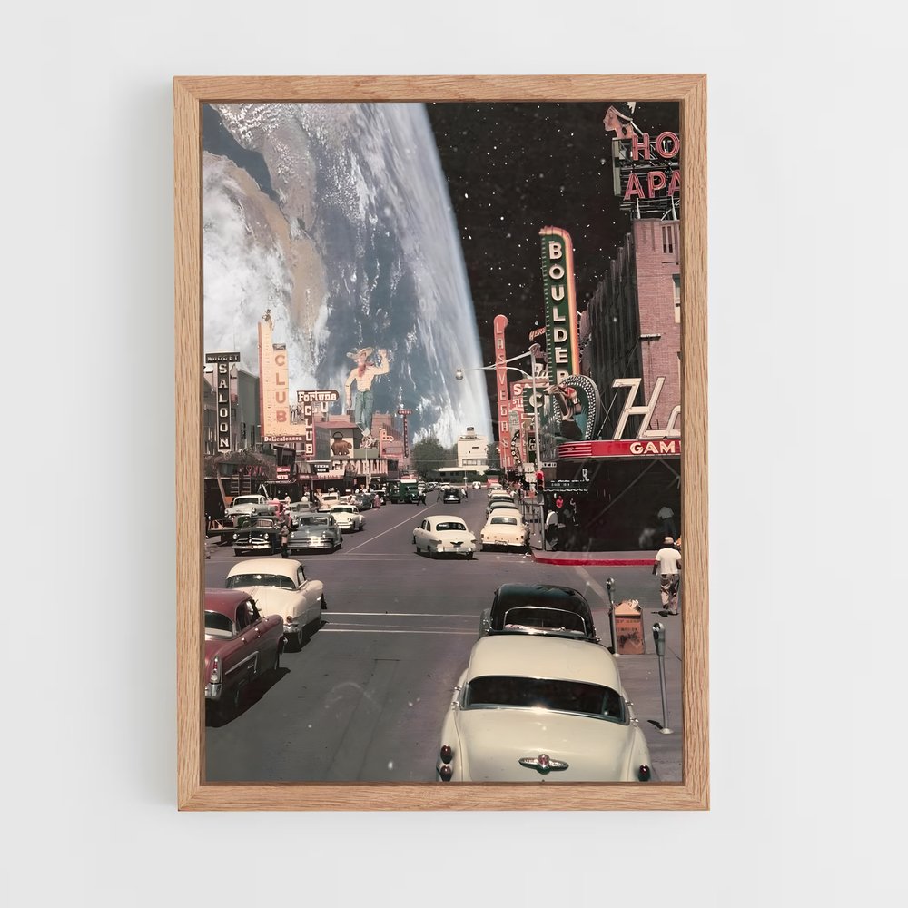 surrealism-19 cadre Bois clair