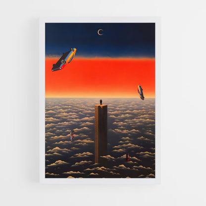 surrealism-20 cadre Blanc