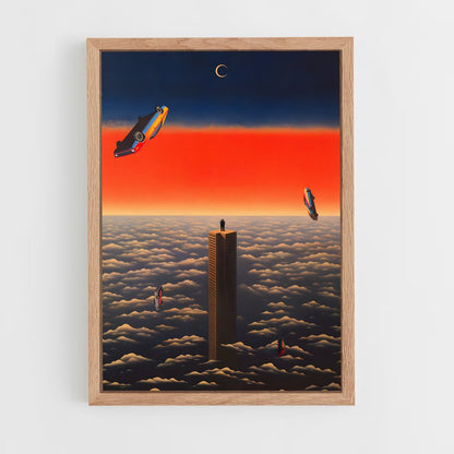 surrealism-20 cadre Bois clair
