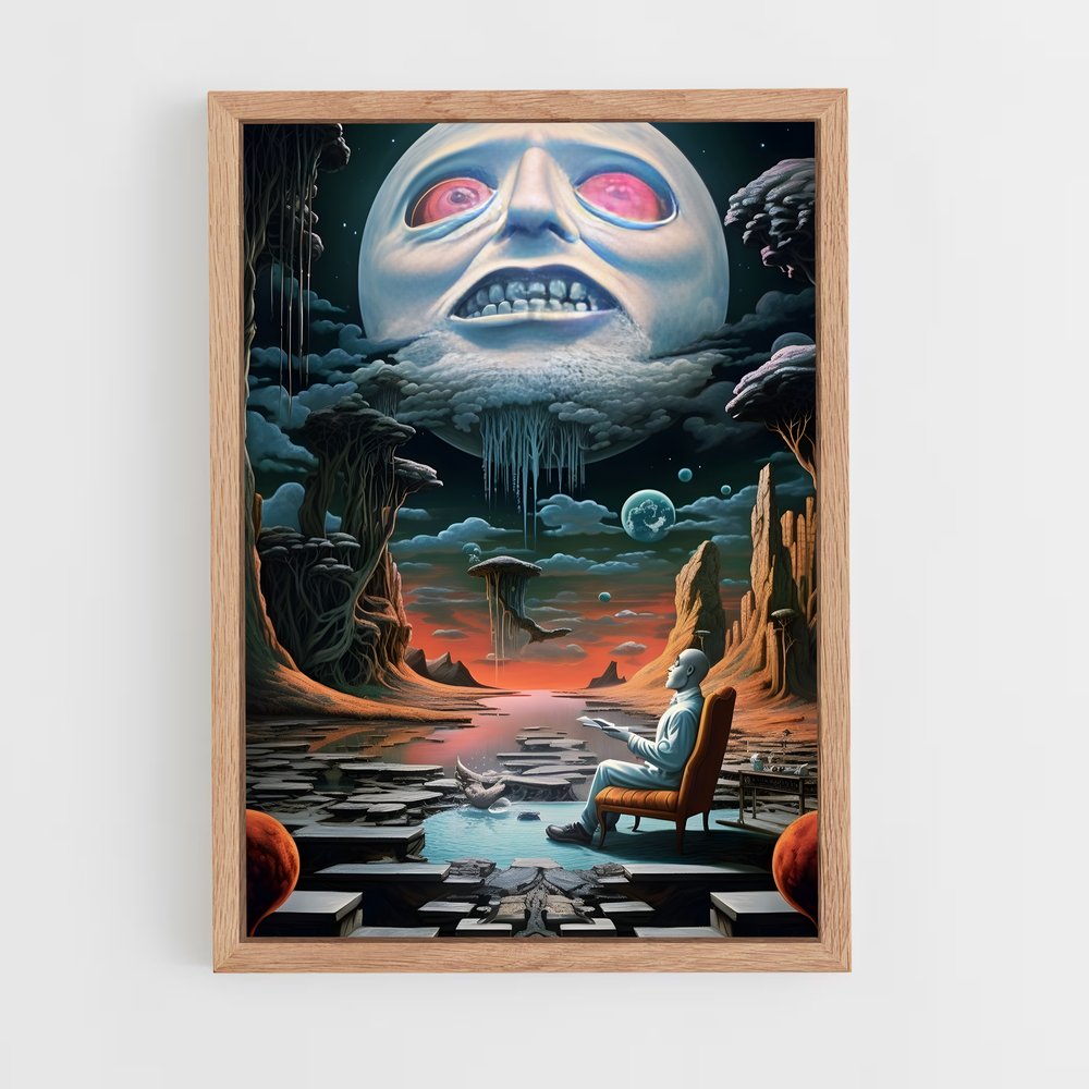 surrealism-5 cadre Bois clair
