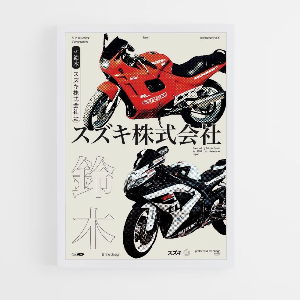 Japanese Motorcycle Poster