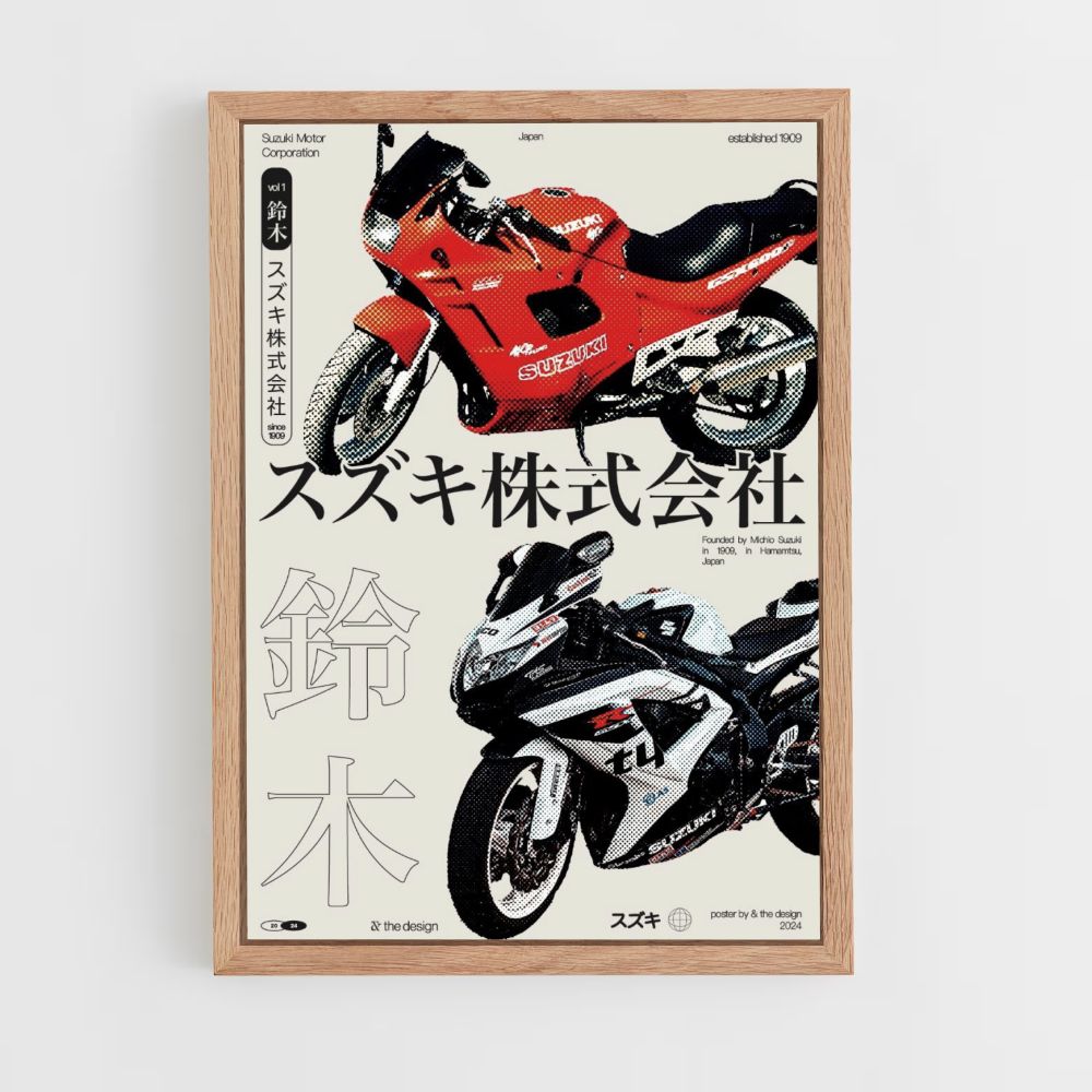 Japanese Motorcycle Poster