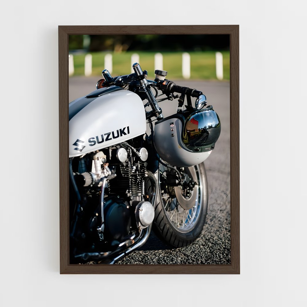 suzuki-3 cadre Bois foncé