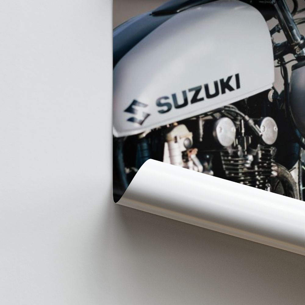 Suzuki Motorcycle Poster