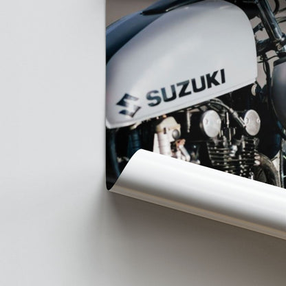 Suzuki Motorcycle Poster