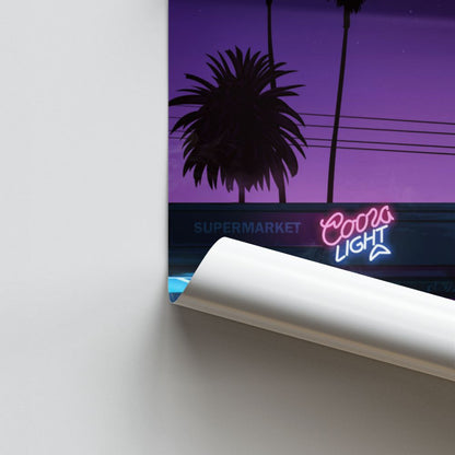 Poster Synthwave Store