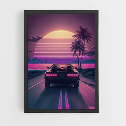 Synthwave Retro Poster