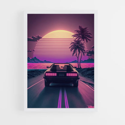 Synthwave Retro Poster