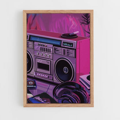 Poster Synthwave Radio