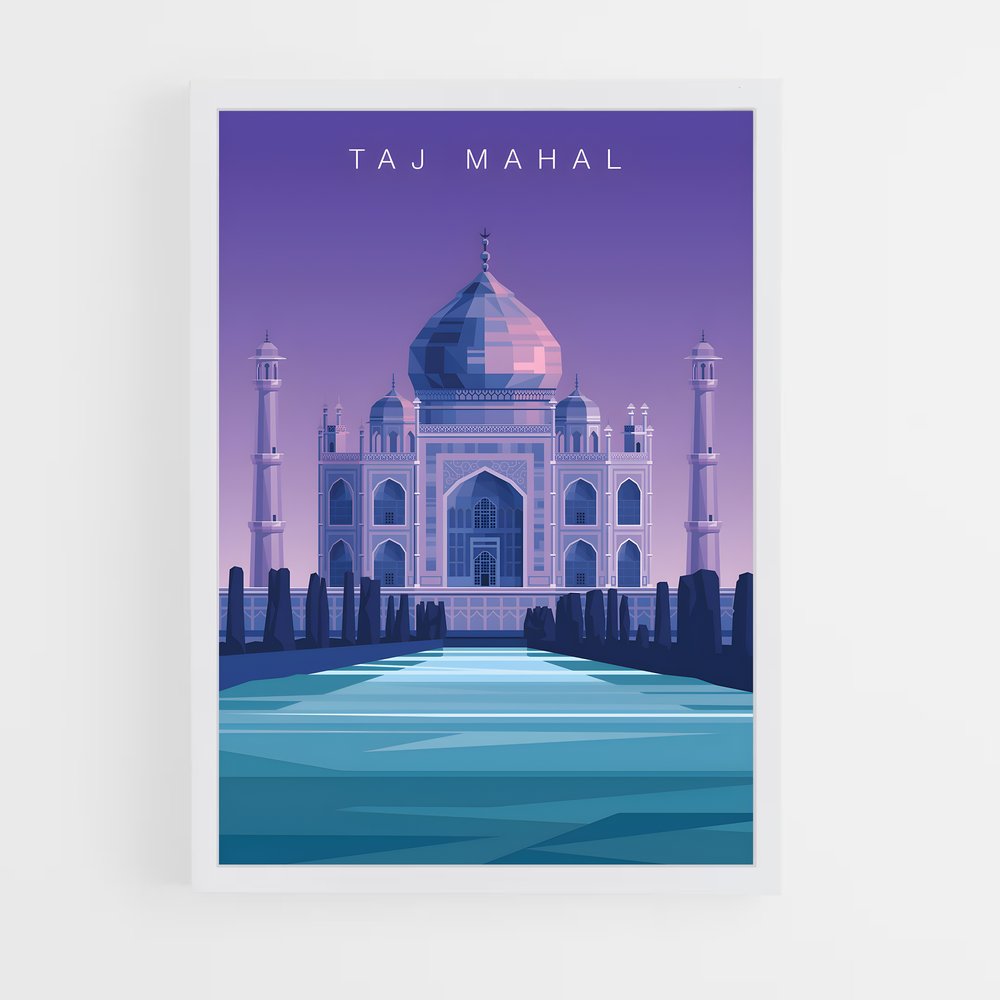 taj-mahal-2 cadre Blanc