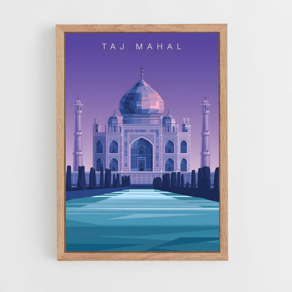 taj-mahal-2 cadre Bois clair