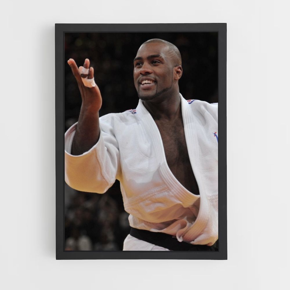 Poster Teddy Riner Riem Zwart